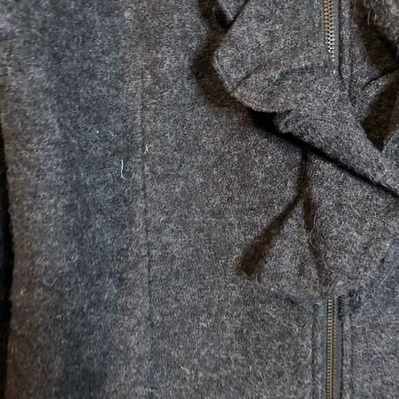 Elena Solano grey 100% boiled wool sweater - Picture 7 of 10